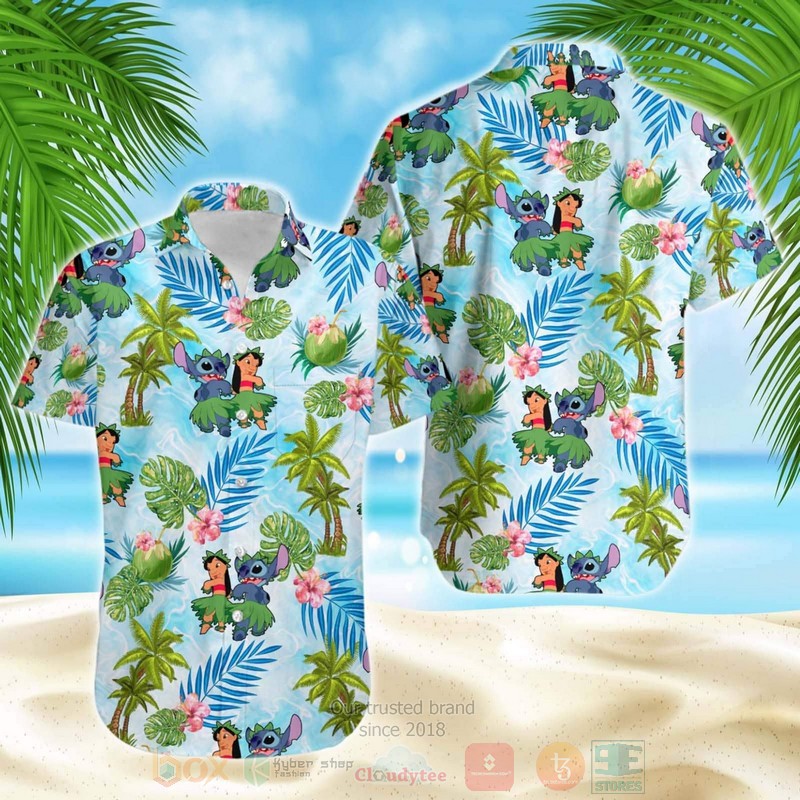 Lilo Stitch Tropical Hawaiian Shirt