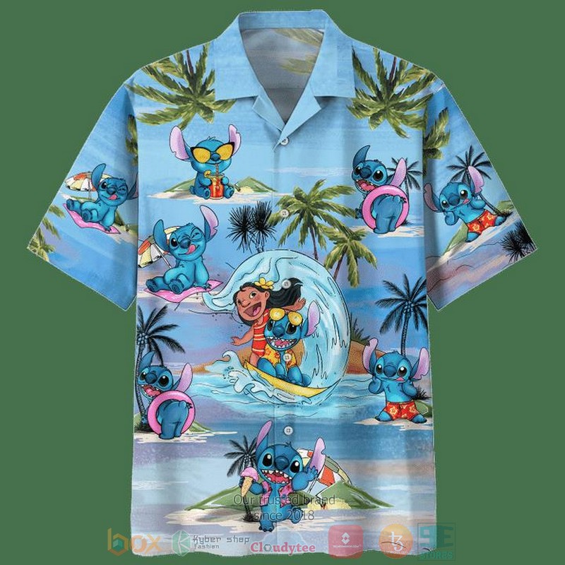 Lilo & Stitch Tropical Hawaiian Shirt