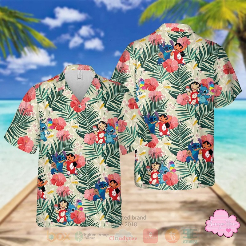 Lilo Stitch Tropical Hawaiian Shirt