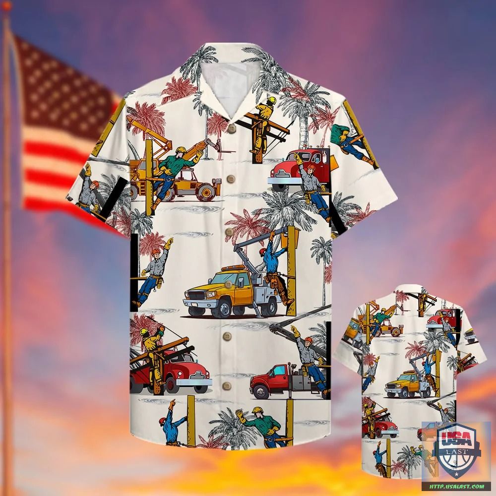 Lineman Hawaiian Shirt