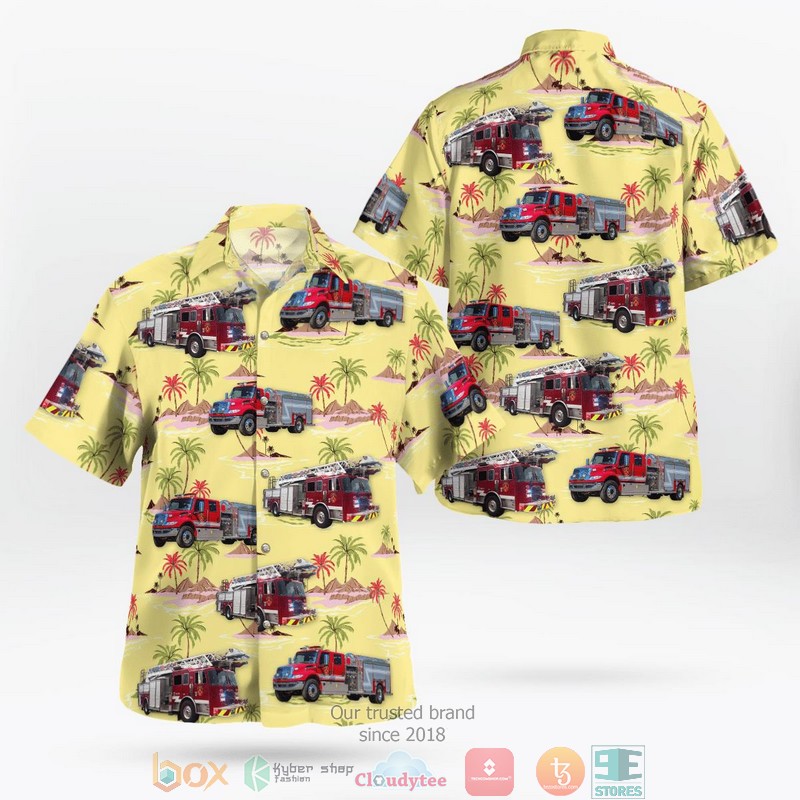 Lineman The Cranes Pattern Hawaiian Shirt