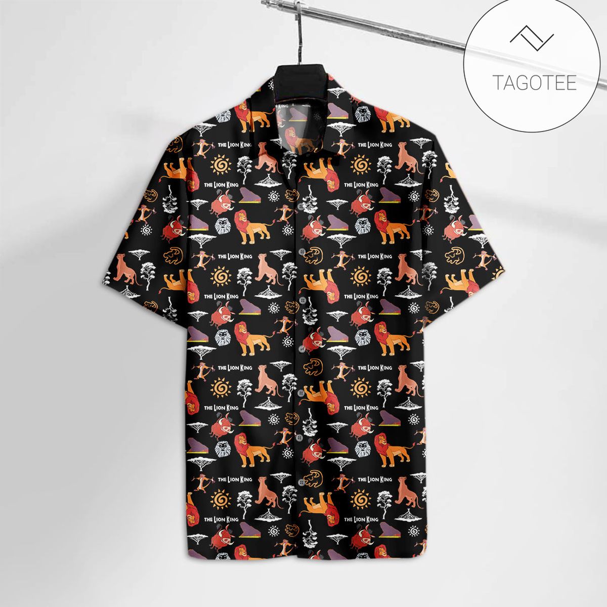 Lion King All Over Print 3D Unisex Hawaiian Shirt And Beach Short