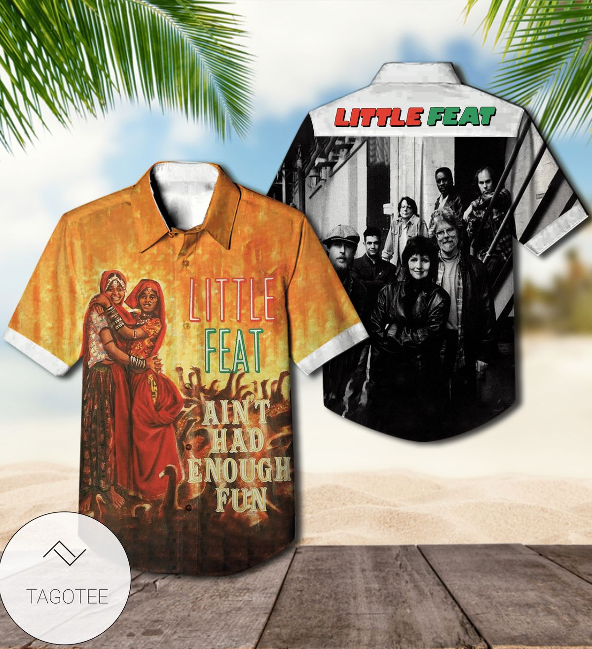 Little Feat Dixie Chicken Album Cover Hawaiian Shirt