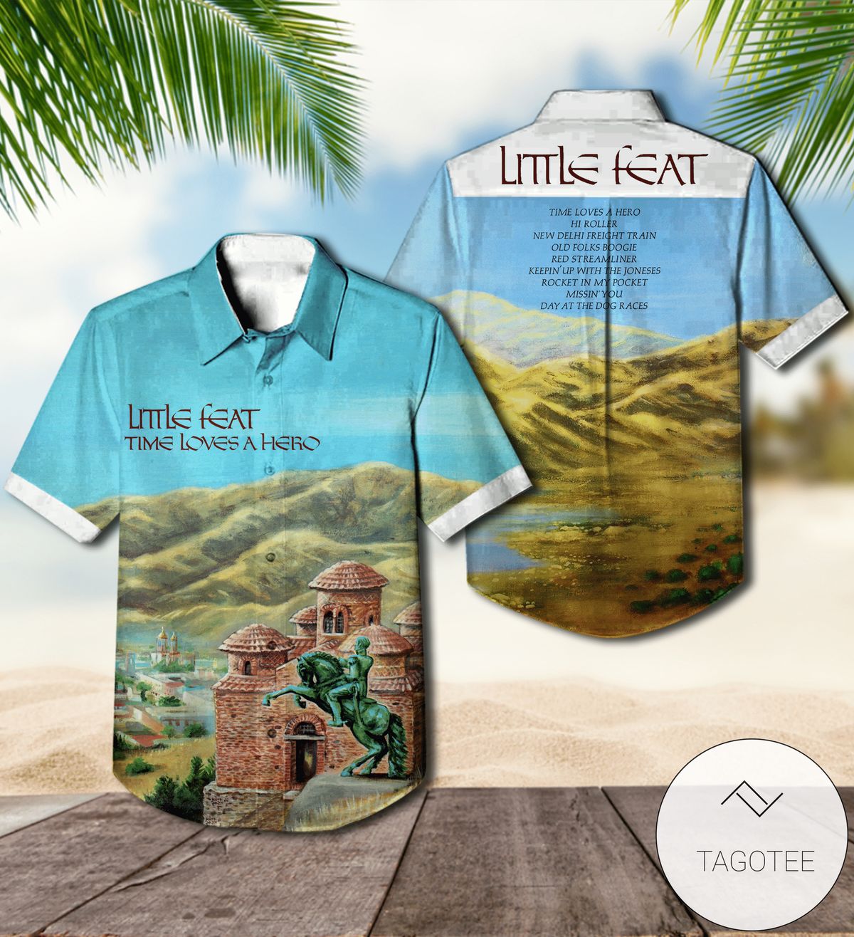 Little Feat Under The Radar Album Cover Hawaiian Shirt