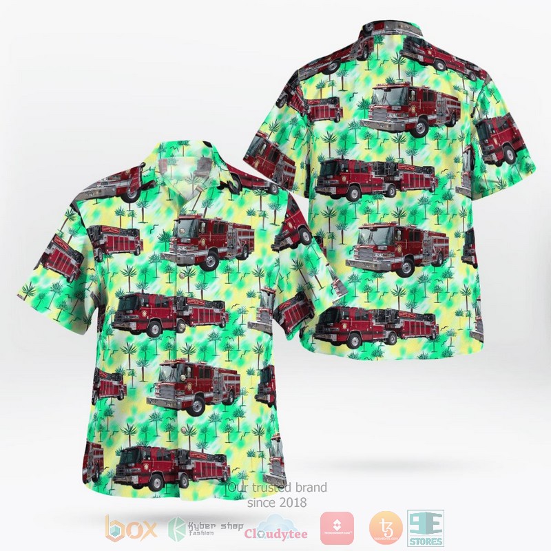 LIU Sharks Hawaiian Shirt, Short