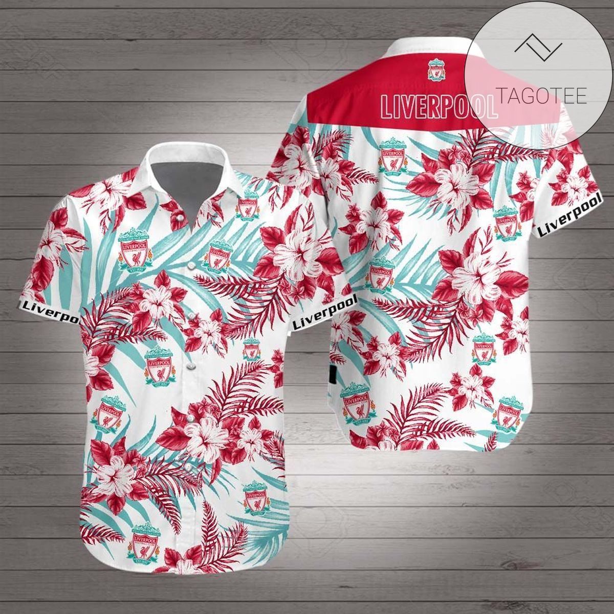 Liverpool Fc 3d Authentic Hawaiian Shirt 2022 White Men Women Beach Wear Short Sleeve Authentic Hawaiian Shirt 2022