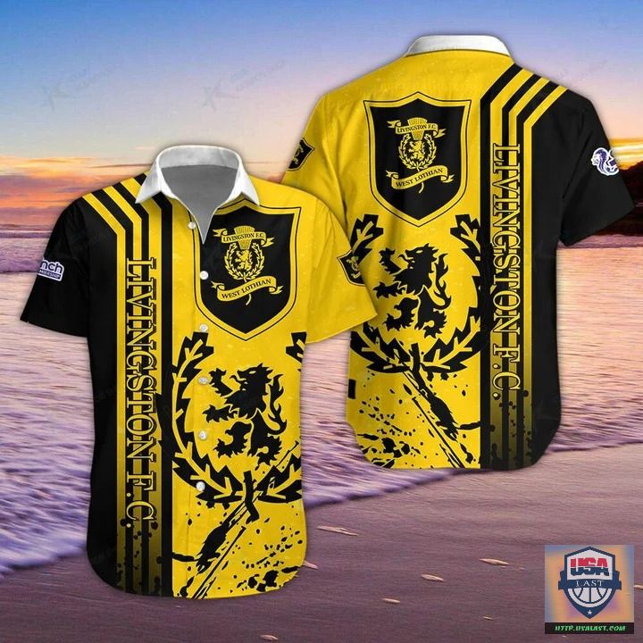 Livingston FC Aloha Hawaiian Shirt And Short