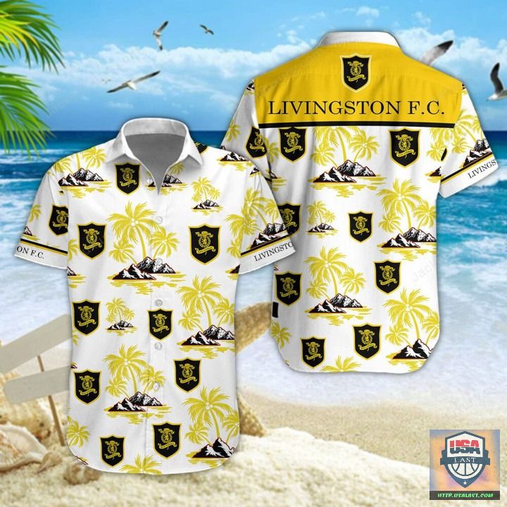 Livingston F.C. Bleach Hawaiian Shirt