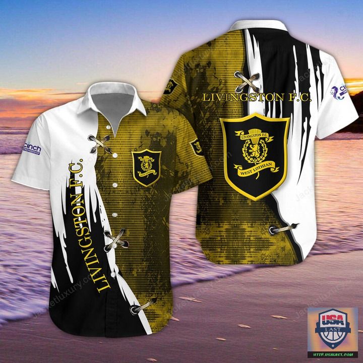 Livingston FC Aloha Hawaiian Shirt And Short