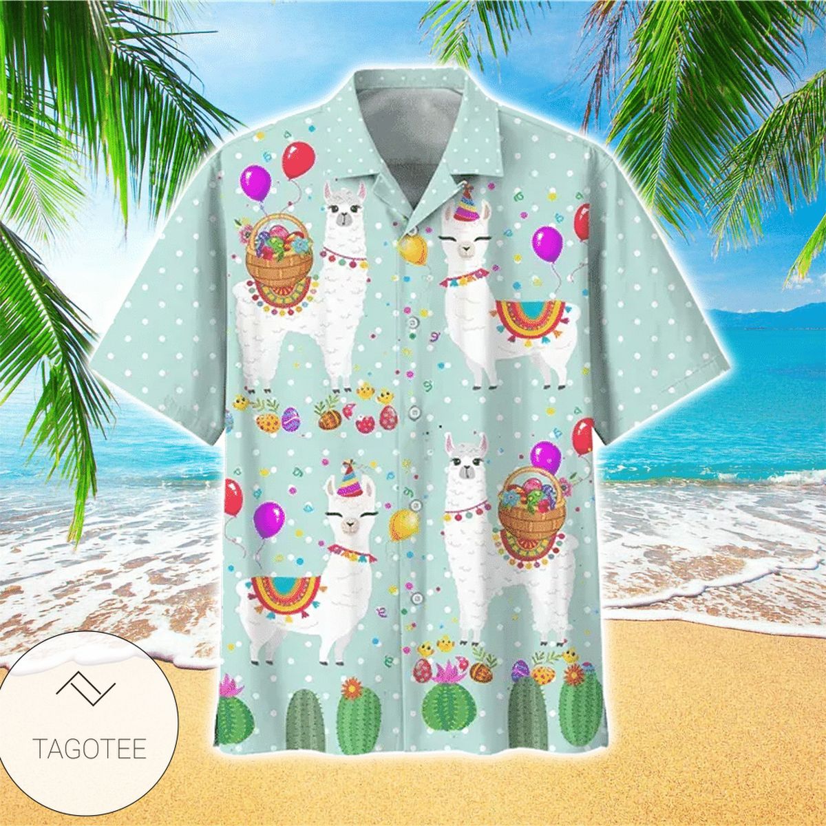 Llama Colorful Best Unisex Hawaiian Shirt For Men And Women