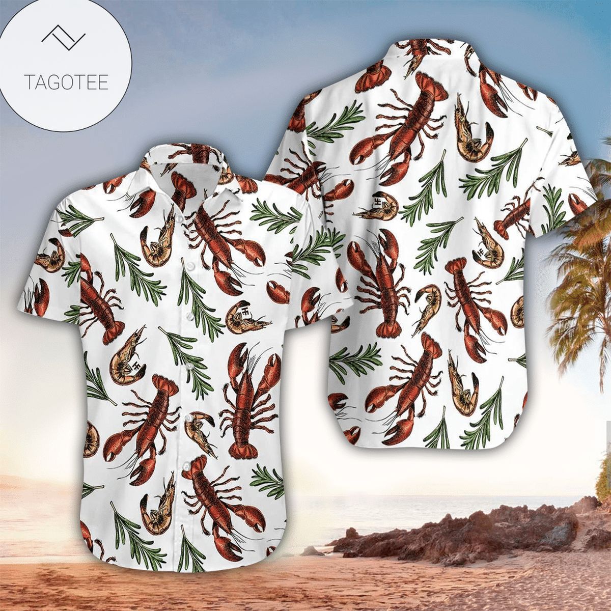 Lobster Hawaiian Shirt Perfect Lobster Clothing