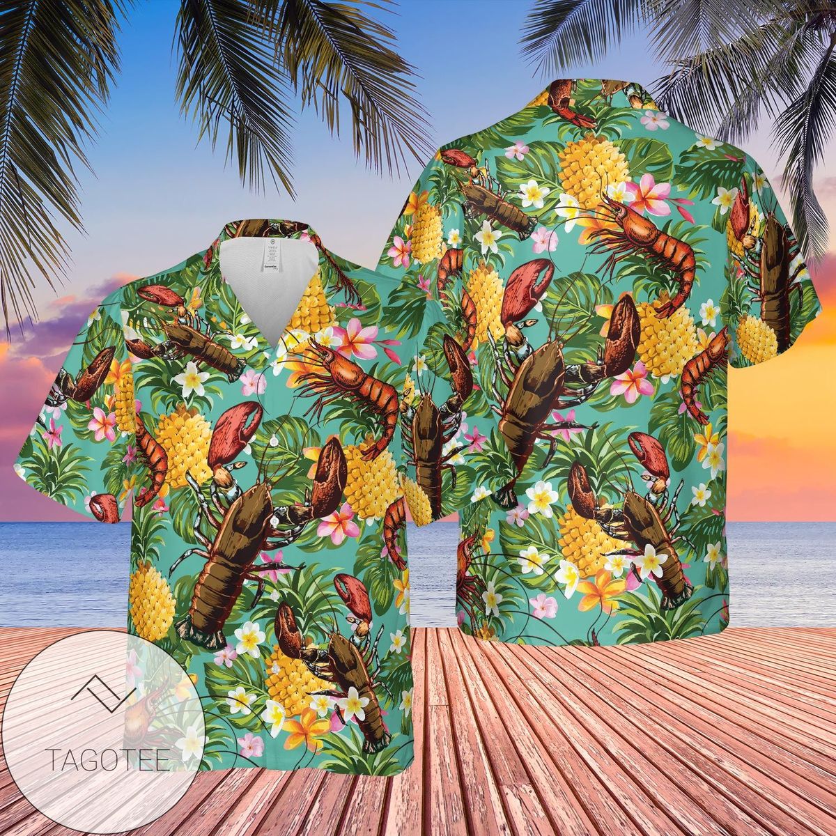 Lobster Shirt Lobster Hawaiian Shirt For Lobster Lovers