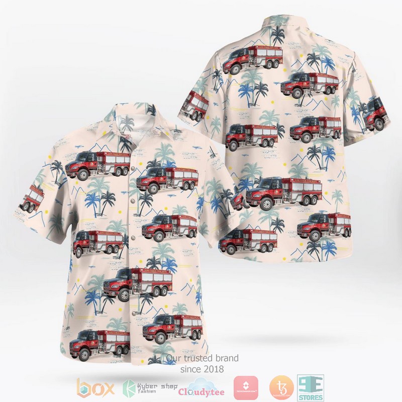 Lockheed HC 130H Hercules CAL Fire Air Tanker Wildfires In Southern California Hawaiian Shirt