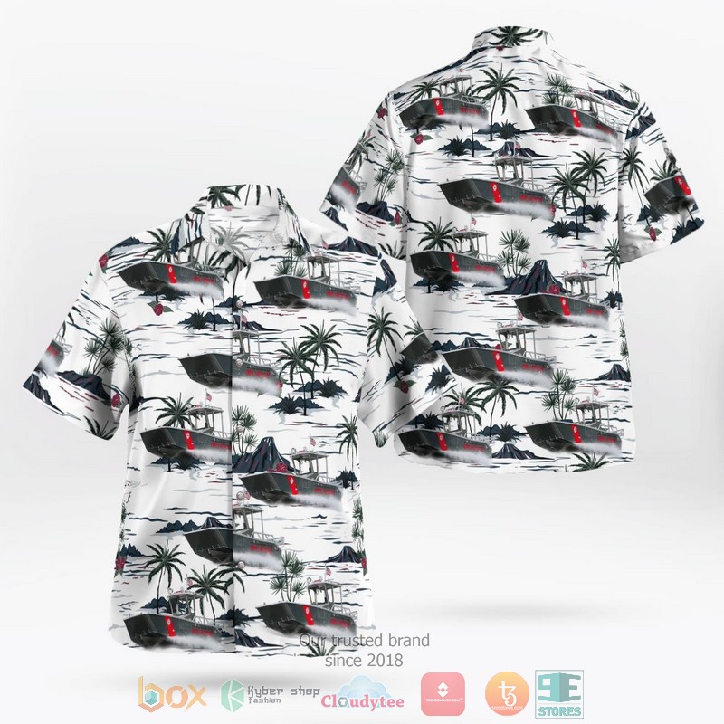 Long Beach St Beach Hawaiian Shirt, Short