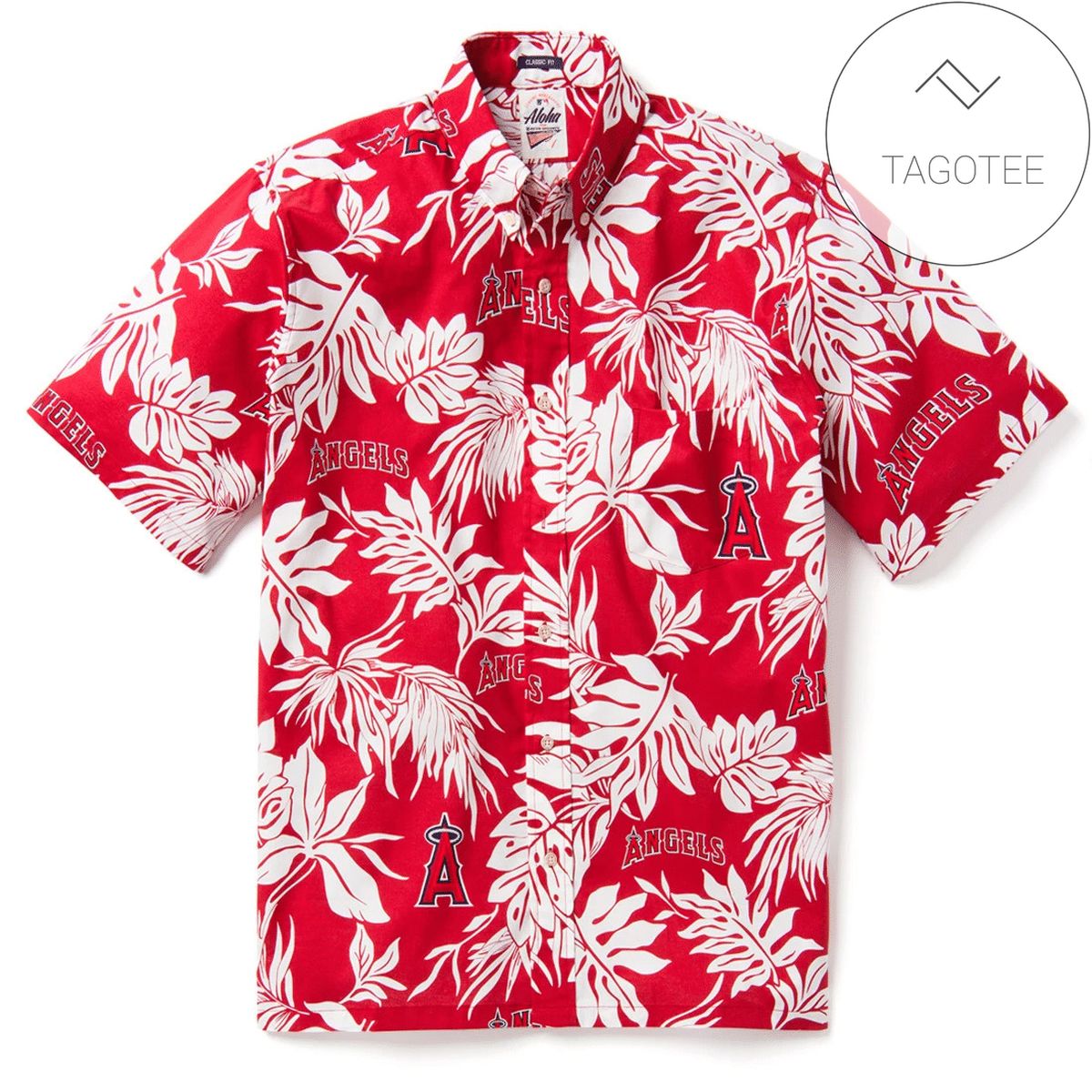 Los Angeles Angels Mlb Tommy Bahama Authentic Hawaiian Shirt 2022 3d