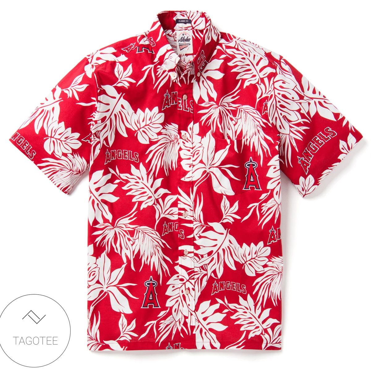 Los Angeles Angels 50th State Hawaiian Shirt