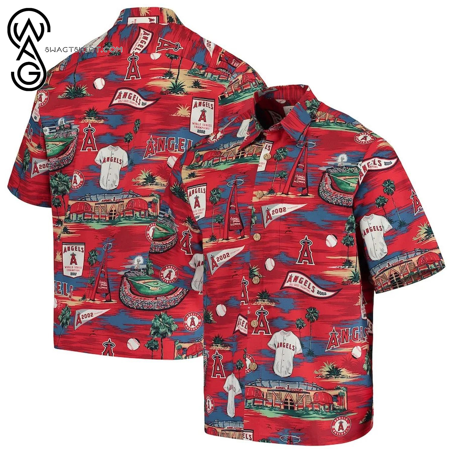 Los Angeles Angels Of Anaheim Summer Vibes Hawaiian Shirt