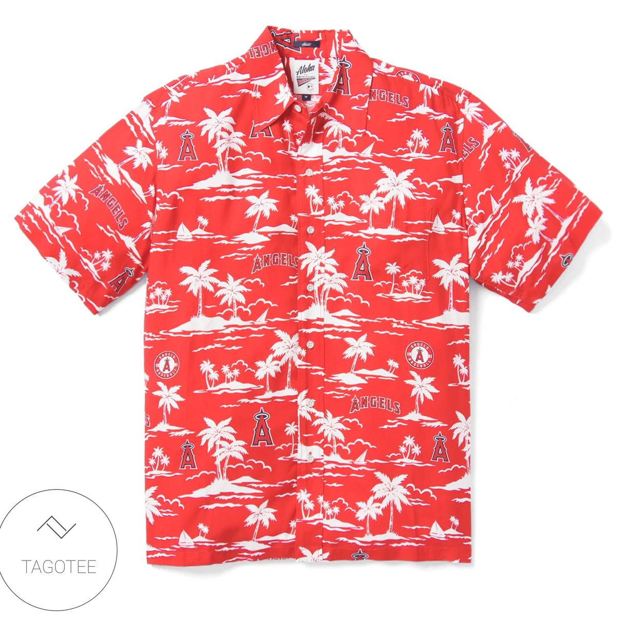 Los Angeles Angels Mlb Tommy Bahama Hawaiian Shirt