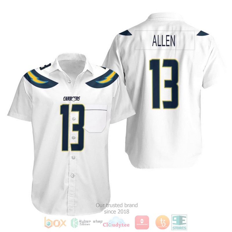 Los Angeles Chargers Keenan Allen 13 Hawaiian Shirt