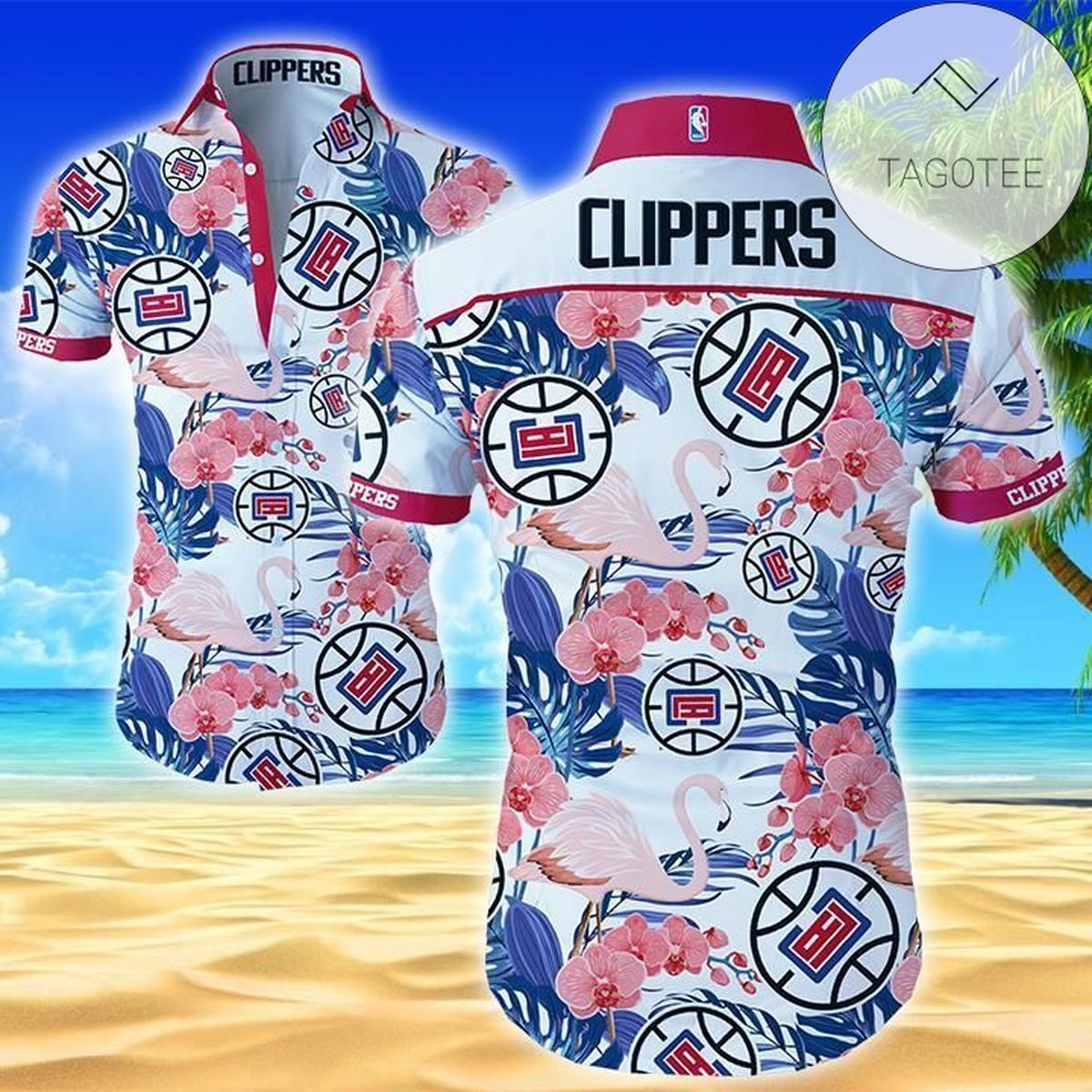 Los Angeles Chargers Tropical Flower Authentic Hawaiian Shirt 2022 White Men Women Beach Wear Short Sleeve Authentic Hawaiian Shirt 2022