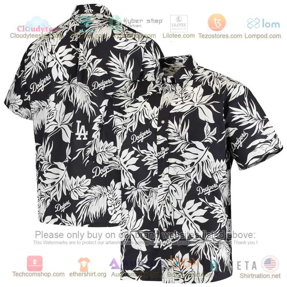 Los Angeles Dodgers Button-Up Holiday Hawaiian Shirt