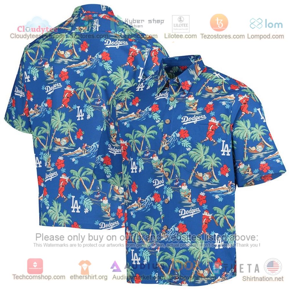 Los Angeles Dodgers Button-Up Hawaiian Shirt