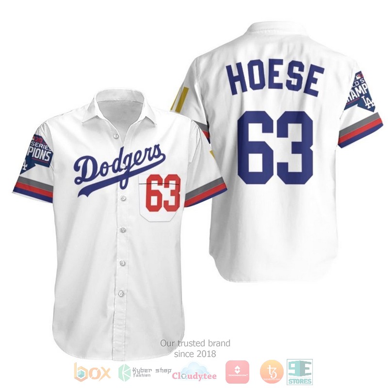 Los Angeles Dodgers Hoese 63 2020 Championship Hawaiian Shirt