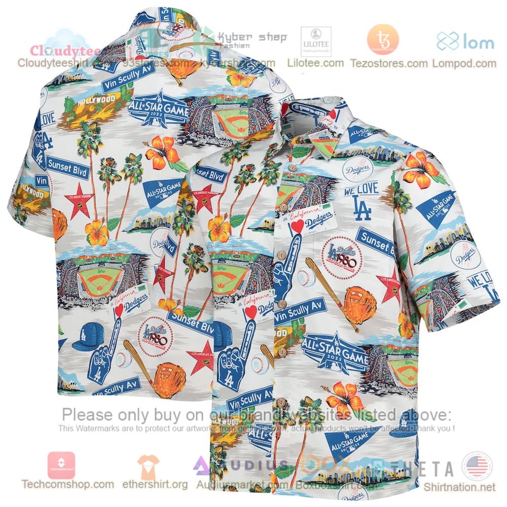 Los Angeles Dodgers Reyn Spooner 2022 MLB All-Star Game Button-Up Hawaiian Shirt