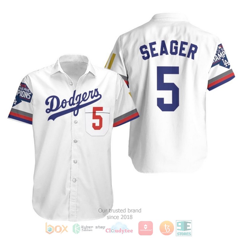 Los Angeles Dodgers Smith 16 2020 Championship Hawaiian Shirt