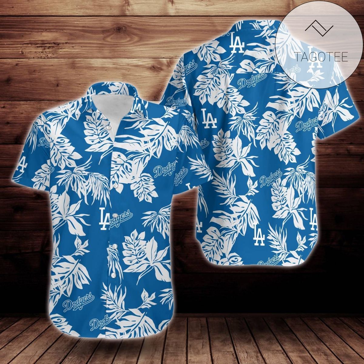 Los Angeles Doggers Aloha Mlb Hawaiian Shirt