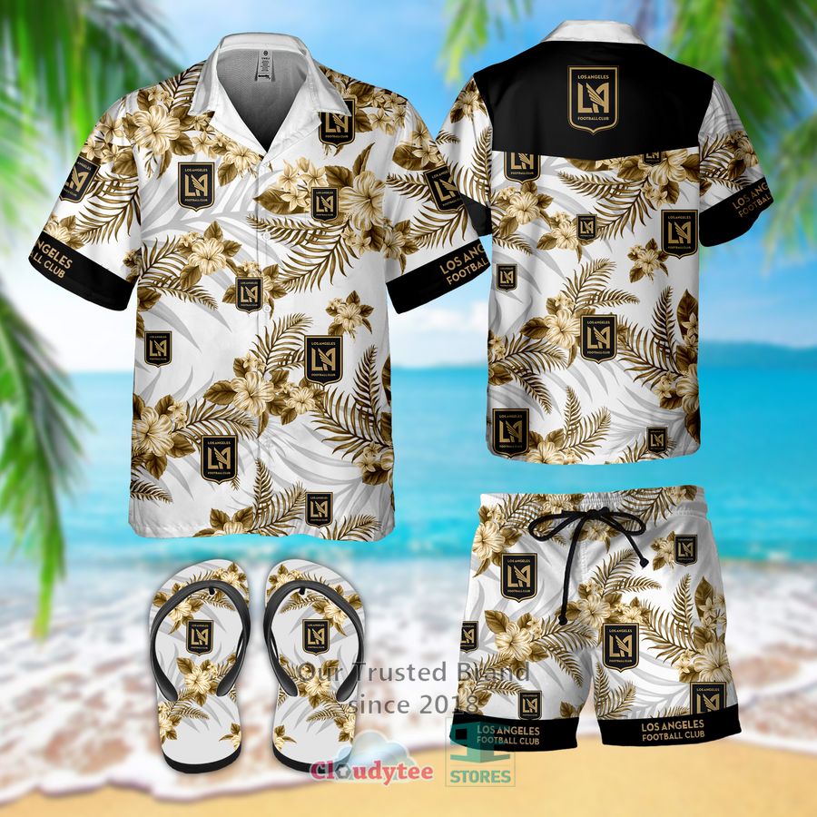 Los Angeles Galaxy Hawaiian Shirt, Flip Flops