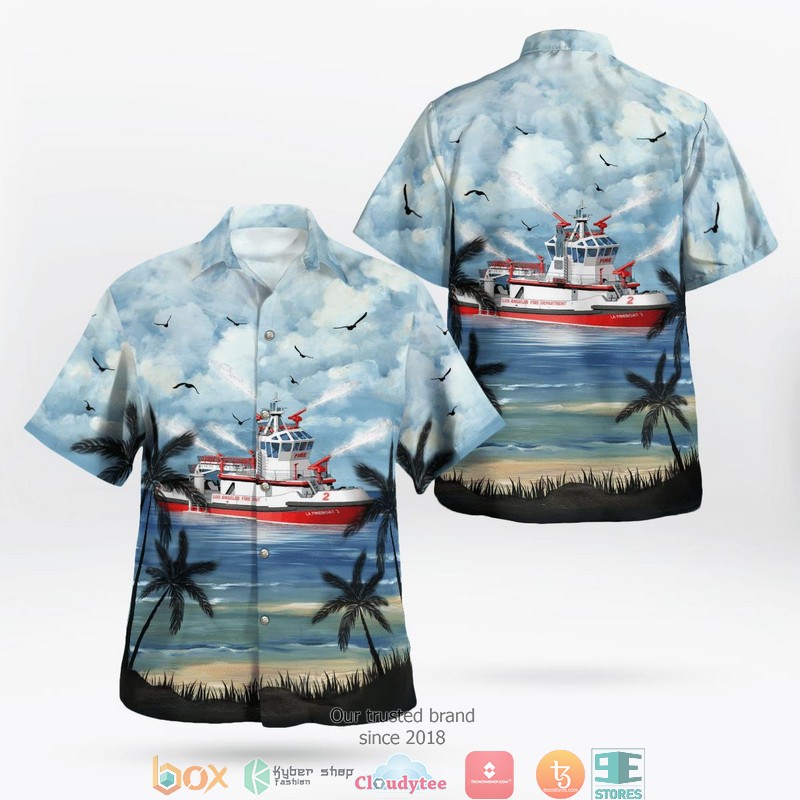 Los Angeles Dodgers Reyn Spooner Scenic Royal Hawaiian Shirt