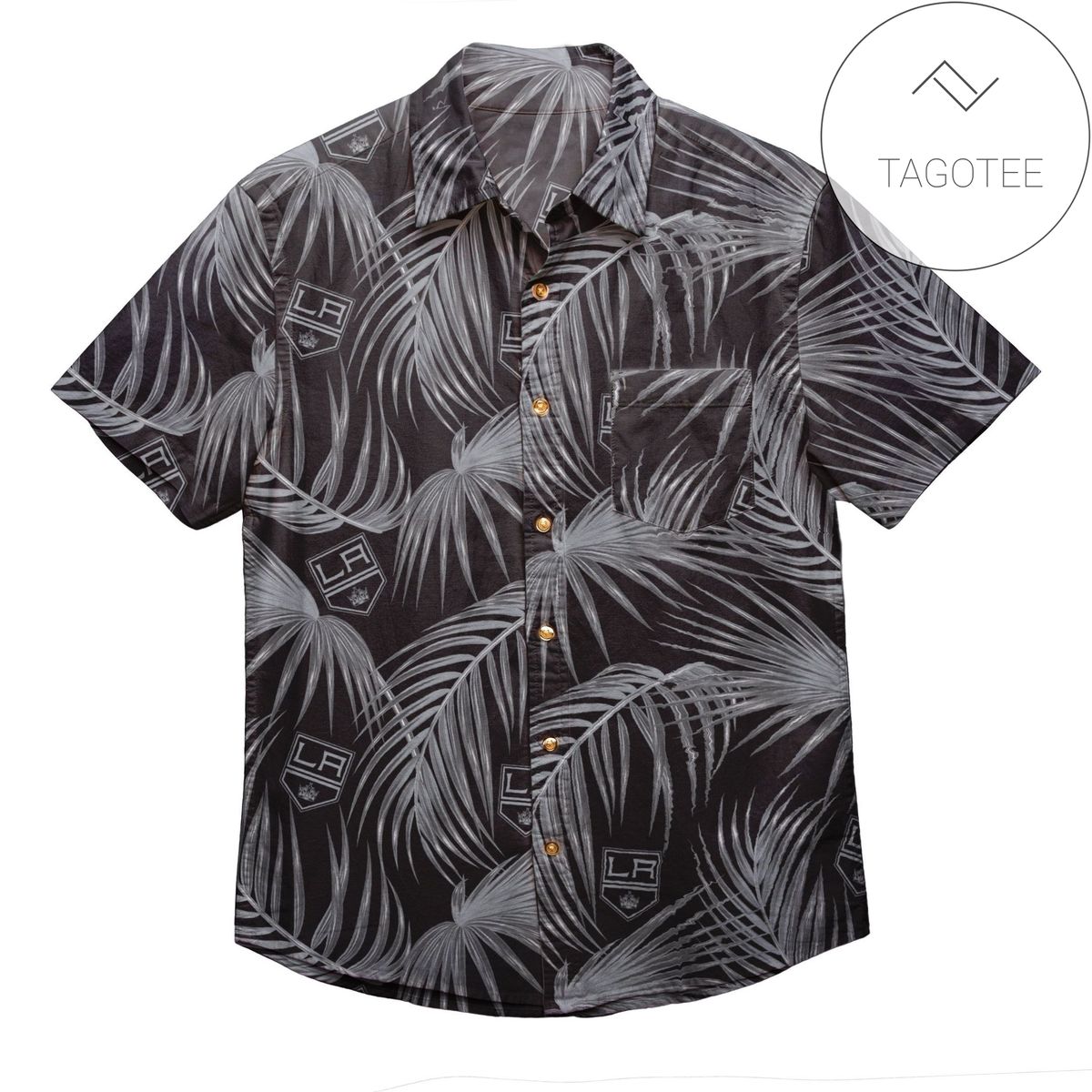 Los Angeles Lakers Hawaiian Button Up Shirt