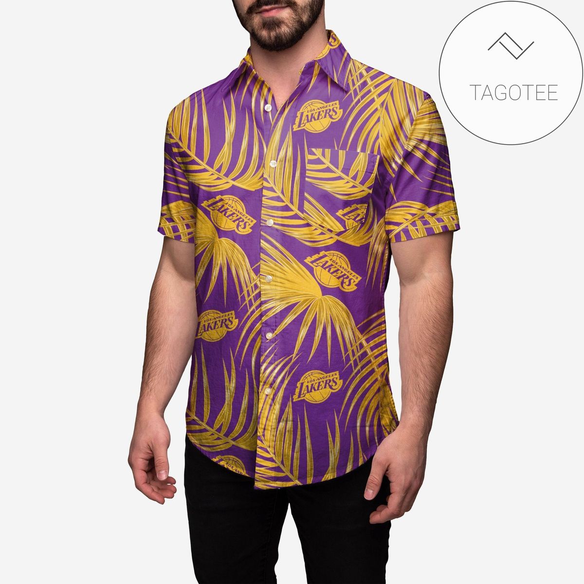 Los Angeles Kings Hawaiian Button Up Shirt