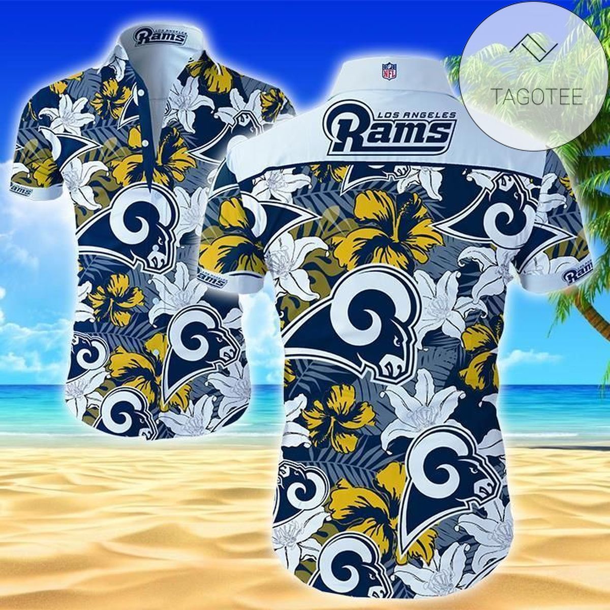 Los Angeles Rams Authentic Hawaiian Shirt 2022