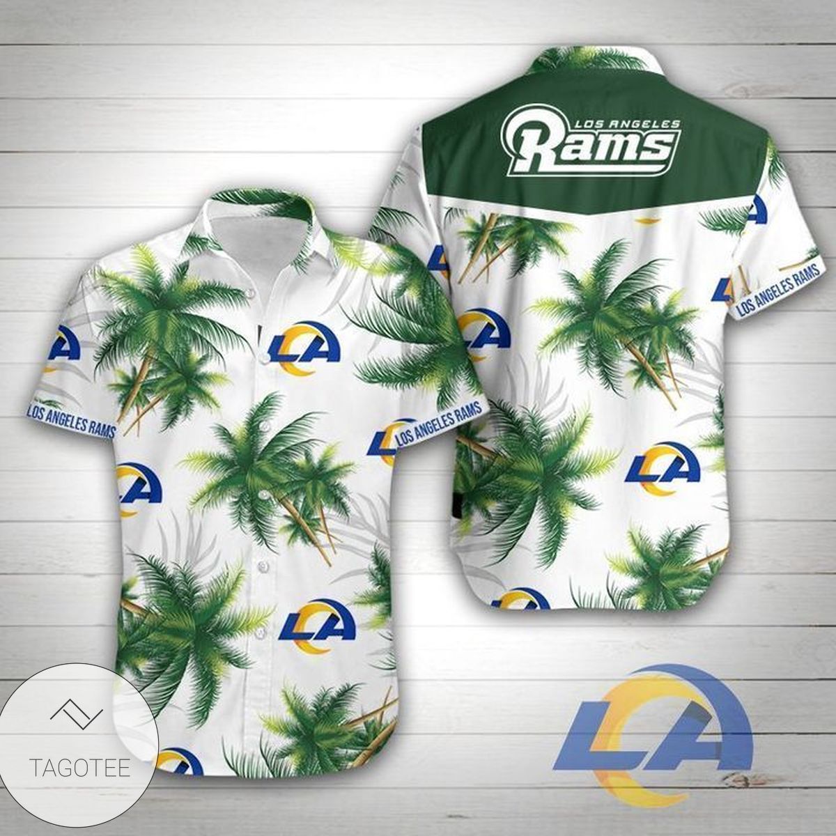 Los Angeles Rams Football Hawaiian Shirt