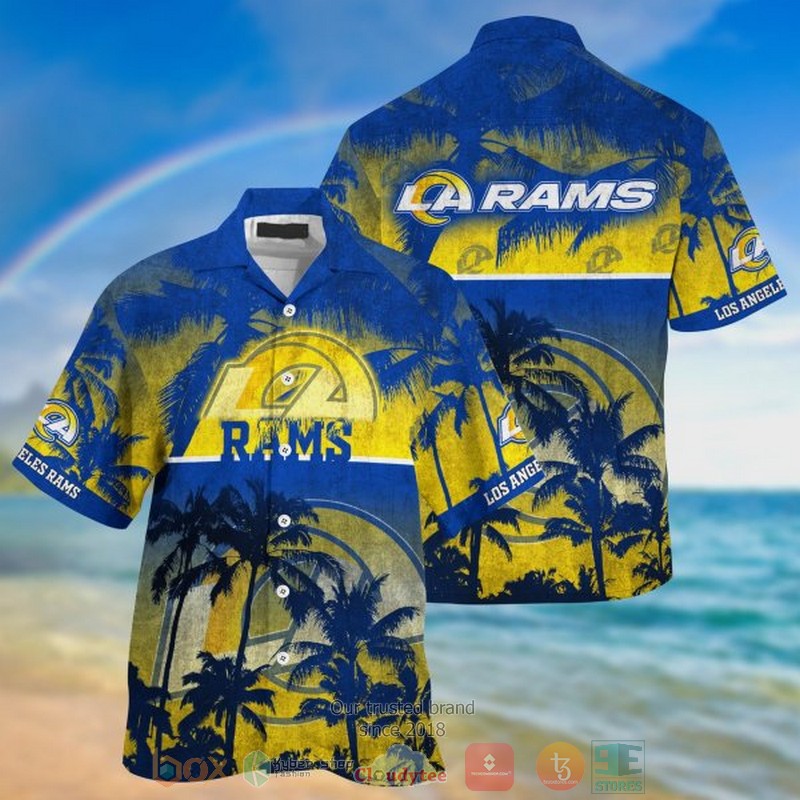 Los Angeles Rams Mickey Mouse NFL Hawaiian Shirt, Short