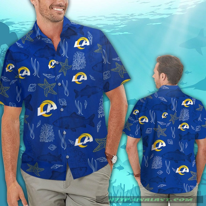 Los Angeles Rams King Of Football America’s Team Hawaiian Shirt