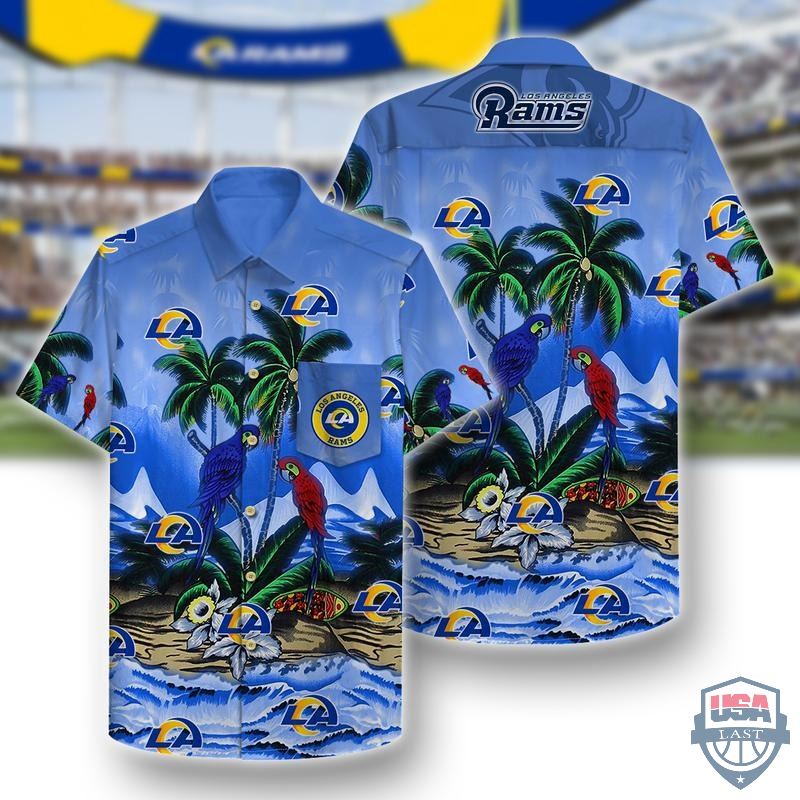 Los Angeles Rams Ocean Fishes Hawaiian Shirt Beach Short