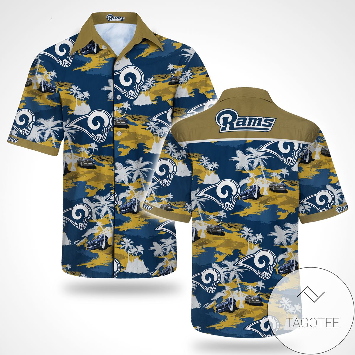 Los Angeles Rams Tommy Bahama Authentic Hawaiian Shirt 2022