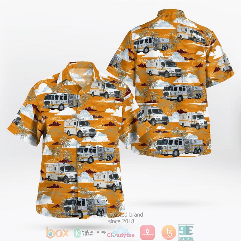 Louisiana Acadian Ambulance And Air Med Eurocopter EC 135P1 Hawaiian Shirt