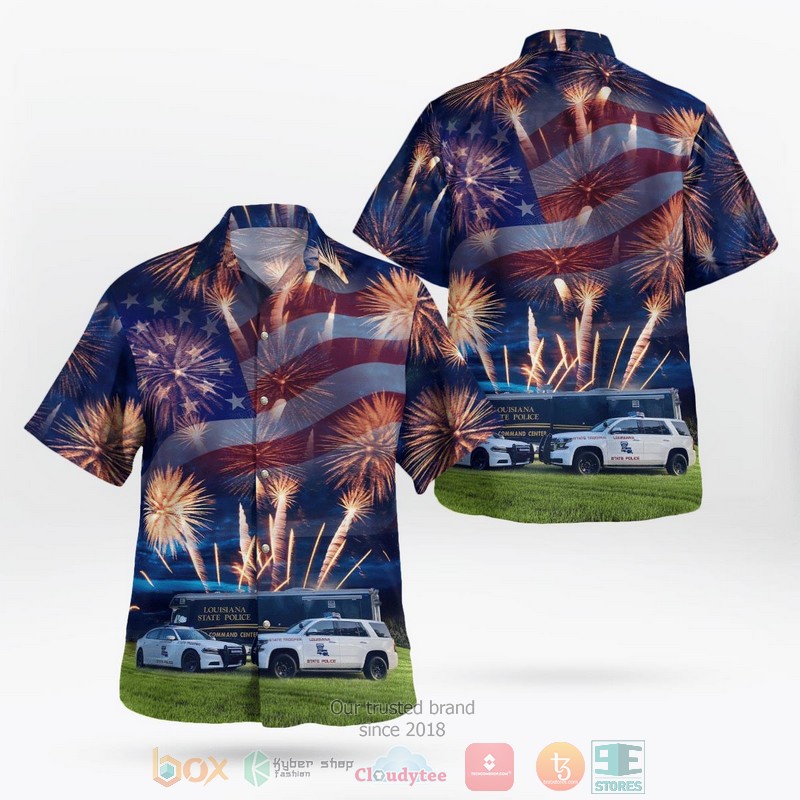 Louisiana State Police Hawaii 3D Shirt