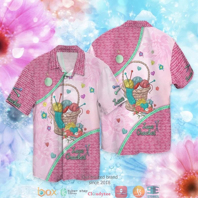 Love Flamingo pink Hawaiian Shirt