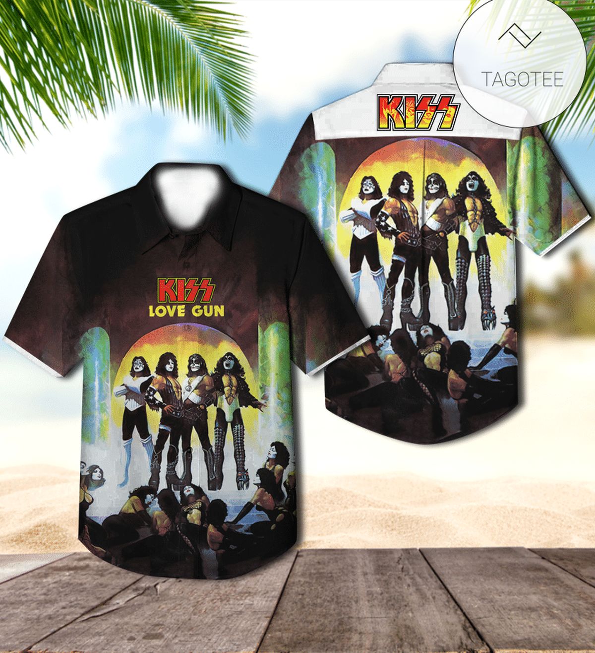 Love Gun Song By Kiss Hawaiian Shirt