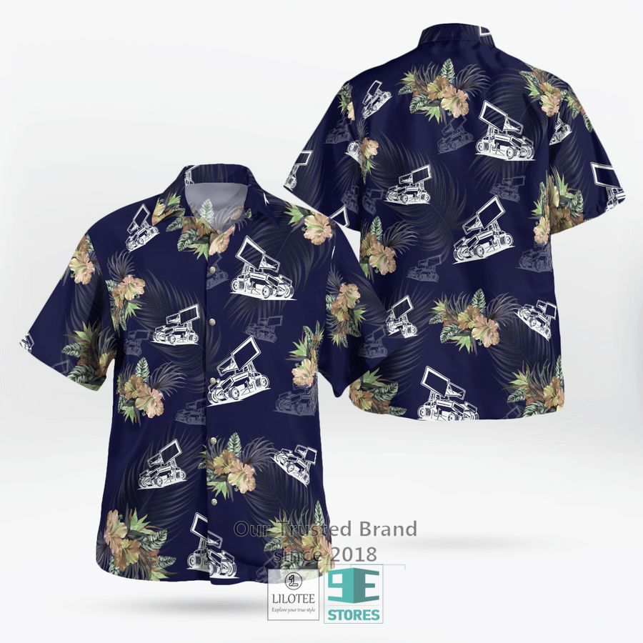 Love Snowmobiles Beach Hawaiian Shirt, Short