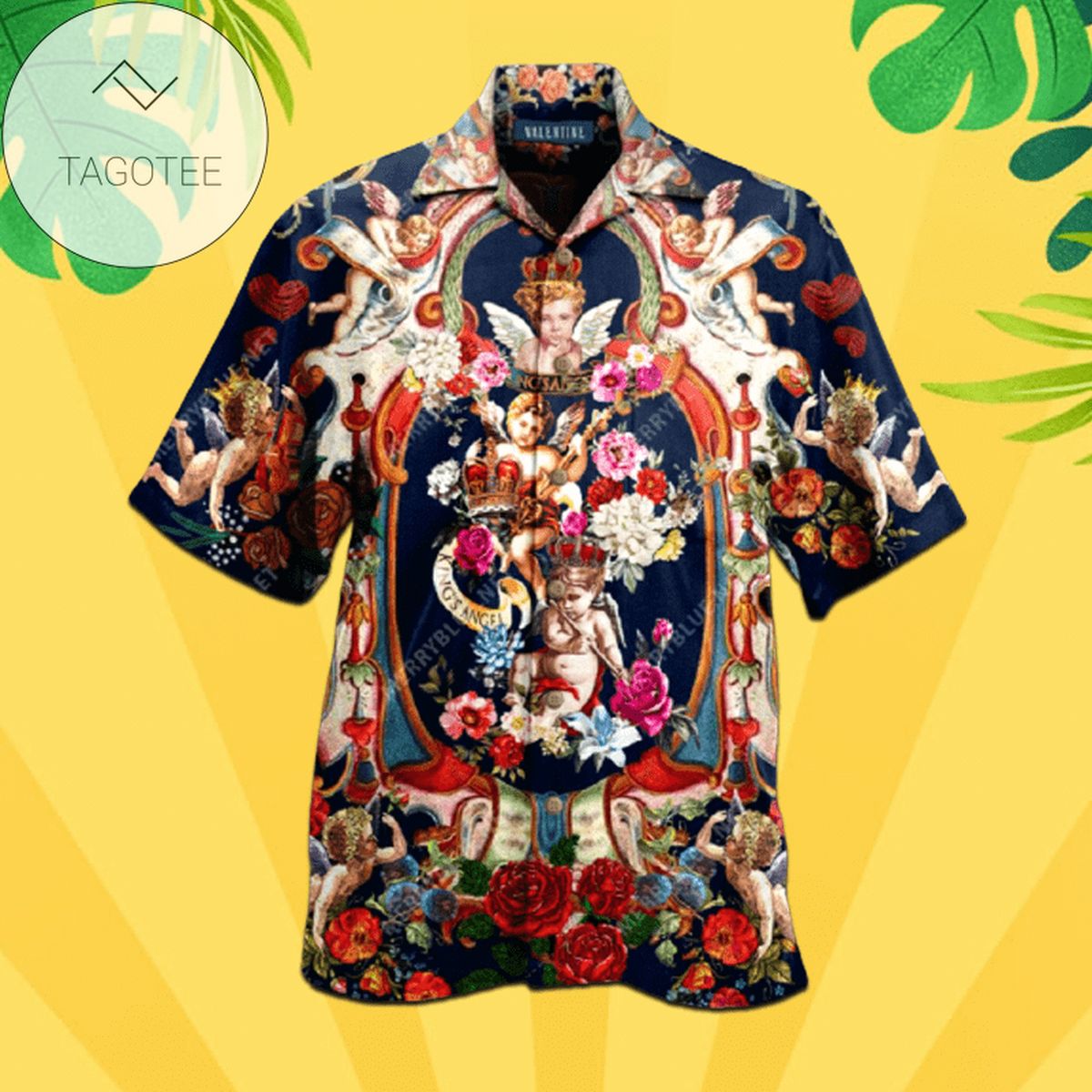 Lovely Happy Farm Hawaiian Aloha Shirts