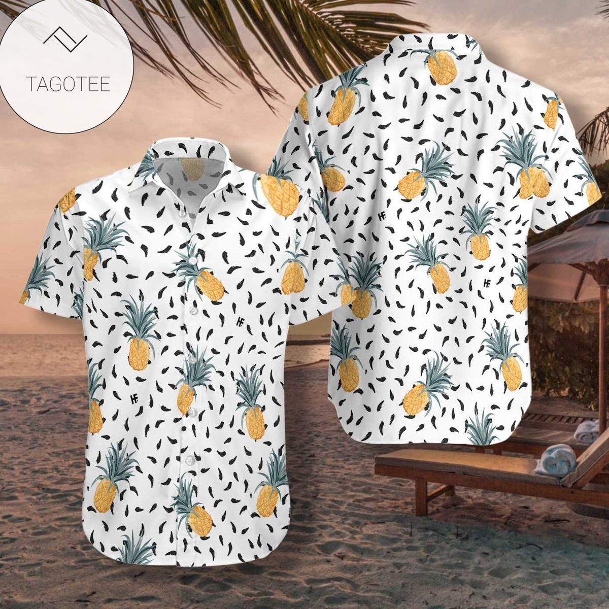 Lovely Mermaid Graphic Print Short Sleeve Hawaiian Casual Shirt