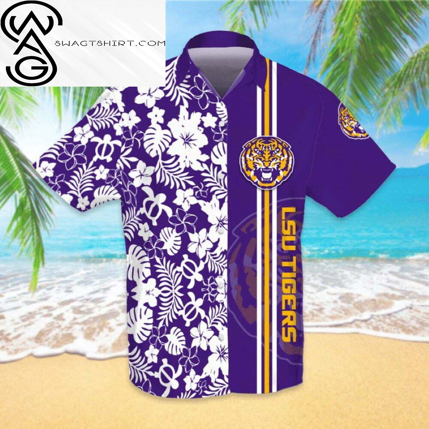 LSU Tigers Sports Fan Summer Vacation Hawaiian Shirt