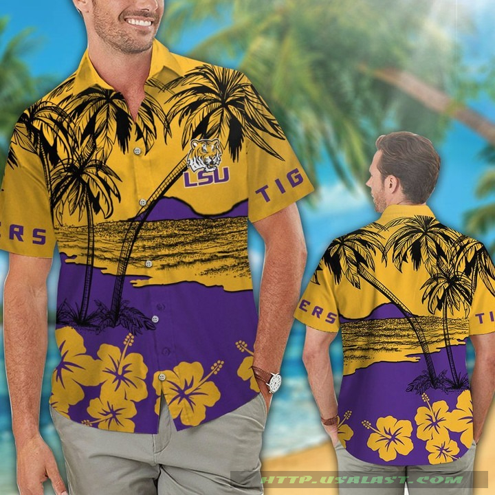 LSU Tigers Minnie Mouse Aloha Hawaiian Shirt