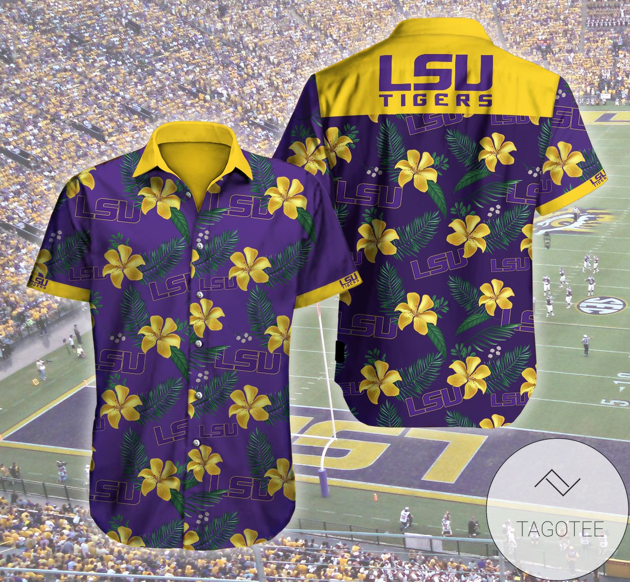 Lsu Tigers Logo Authentic Hawaiian Shirt 2022